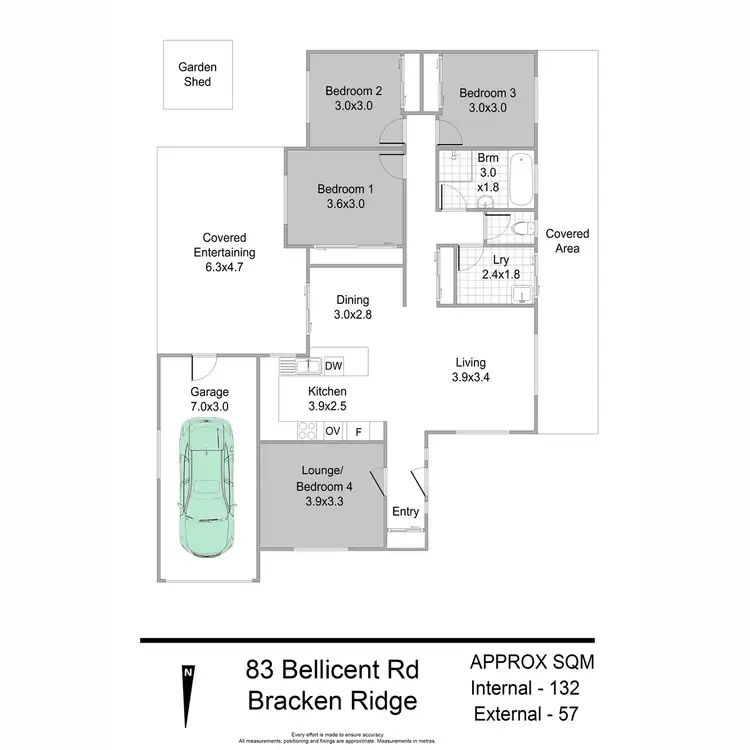 Floorplan of Homely house listing, 83 Bellicent Road, Bracken Ridge QLD 4017