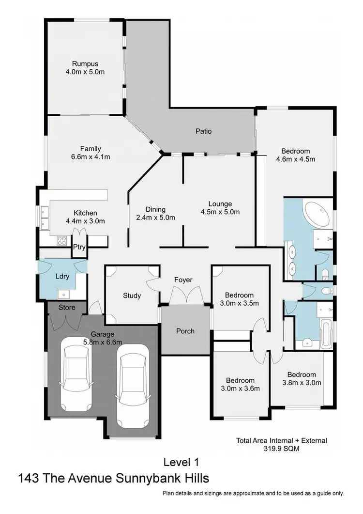 Floorplan of Homely house listing, 143 The Avenue, Sunnybank Hills QLD 4109
