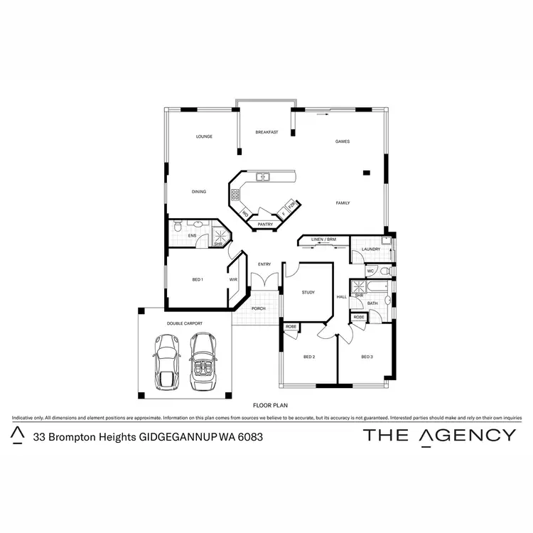 Floorplan of Homely rural property listing, 33 Brompton Heights, Gidgegannup WA 6083