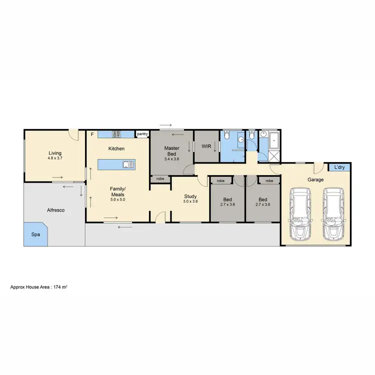 Floorplan of Homely house listing, 17 Meadow View Place, Mornington VIC 3931