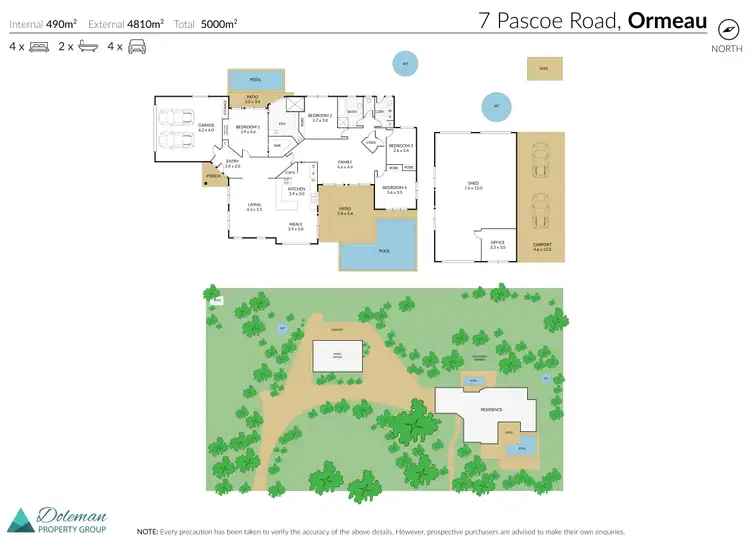 Floorplan of Homely house listing, 7 Pascoe Road, Ormeau QLD 4208