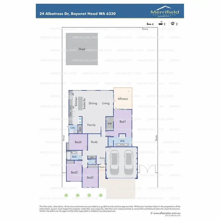 Floorplan of Homely house listing, 24 Albatross Drive, Bayonet Head WA 6330