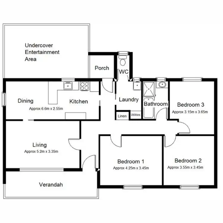 Floorplan of Homely house listing, 17 Kirwan Crescent, Port Augusta West SA 5700