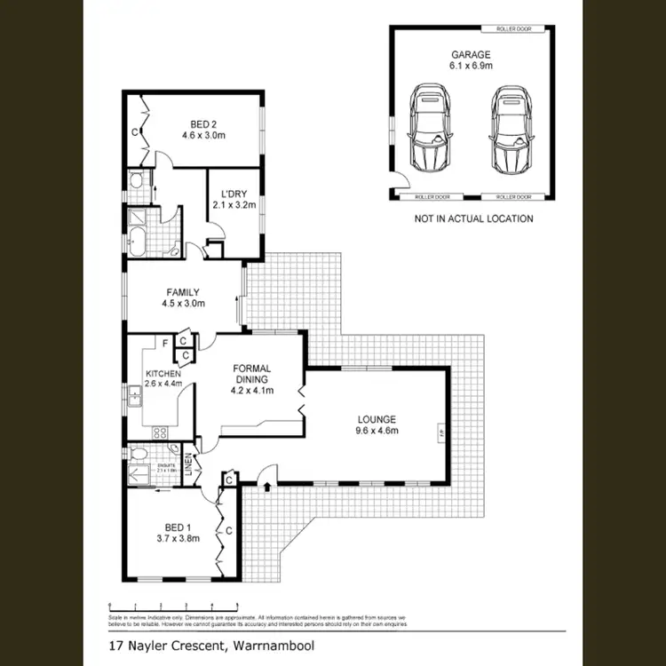 Floorplan of Homely house listing, 17 Nayler Crescent, Warrnambool VIC 3280