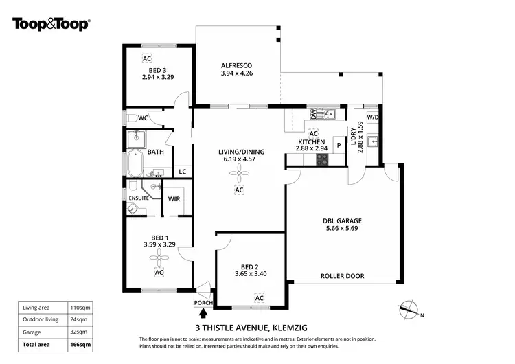 Floorplan of Homely house listing, 3 Thistle Avenue, Klemzig SA 5087
