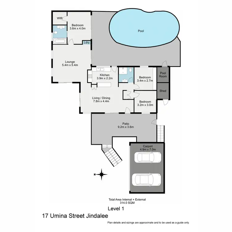 Floorplan of Homely house listing, 17 Umina Street, Jindalee QLD 4074