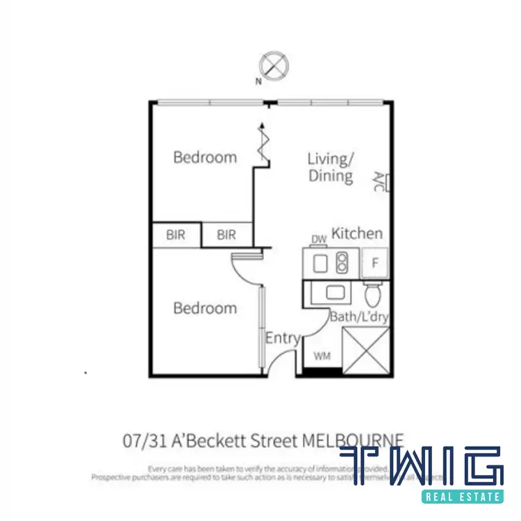 Floorplan of Homely apartment listing, 2007/31 A'Beckett Street, Melbourne VIC 3000