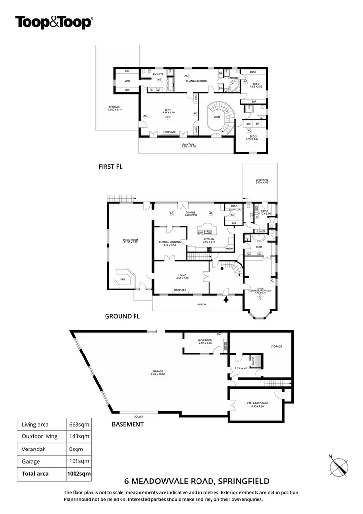 Floorplan of Homely house listing, 6 Meadowvale Road, Springfield SA 5062