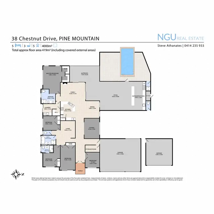 Floorplan of Homely house listing, 38 Chestnut Drive, Pine Mountain QLD 4306
