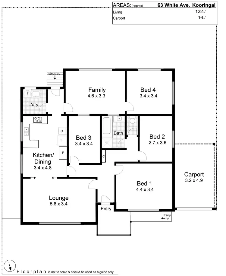 Floorplan of Homely house listing, 63 White Avenue, Kooringal NSW 2650