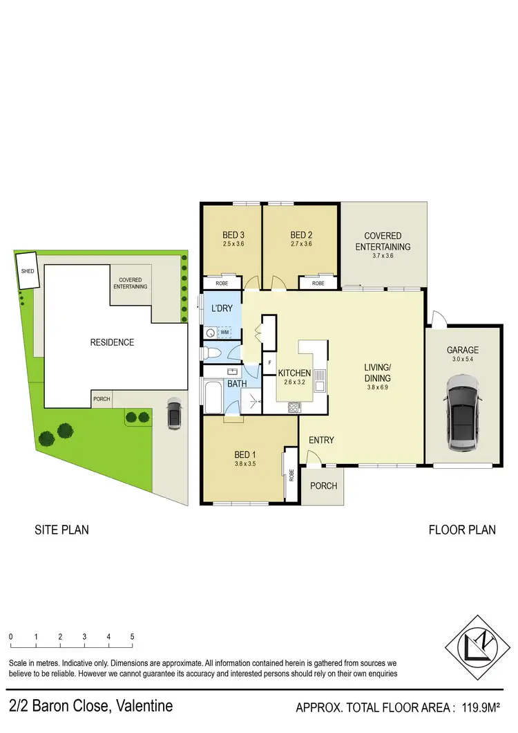 Floorplan of Homely villa listing, 2/2 Baron Close, Valentine NSW 2280