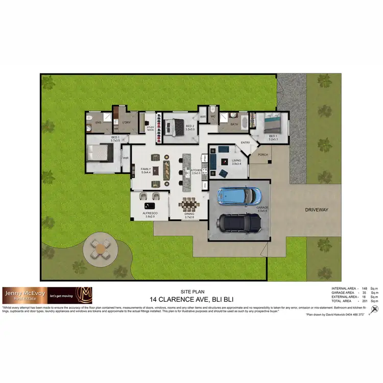 Floorplan of Homely house listing, 14 Clarence Avenue, Bli Bli QLD 4560