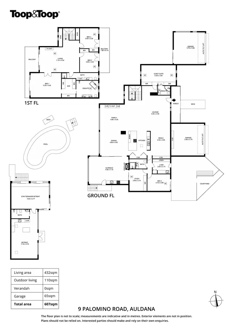 Floorplan of Homely house listing, 9 Palomino Road, Auldana SA 5072