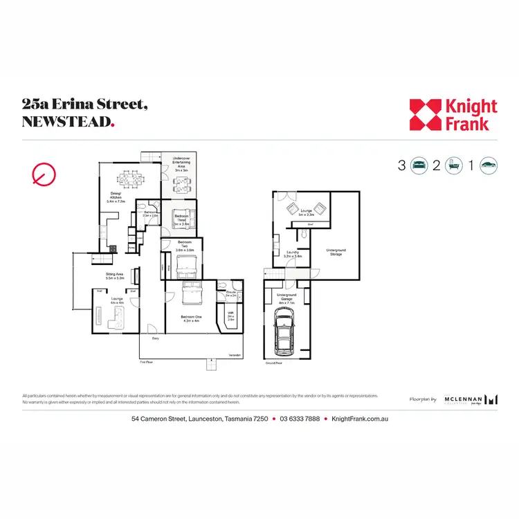 Floorplan of Homely house listing, 25A Erina Street, East Launceston TAS 7250