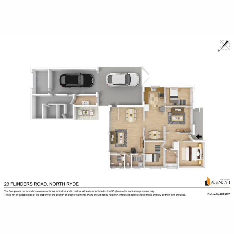 Floorplan of Homely house listing, 23 Flinders Road, North Ryde NSW 2113