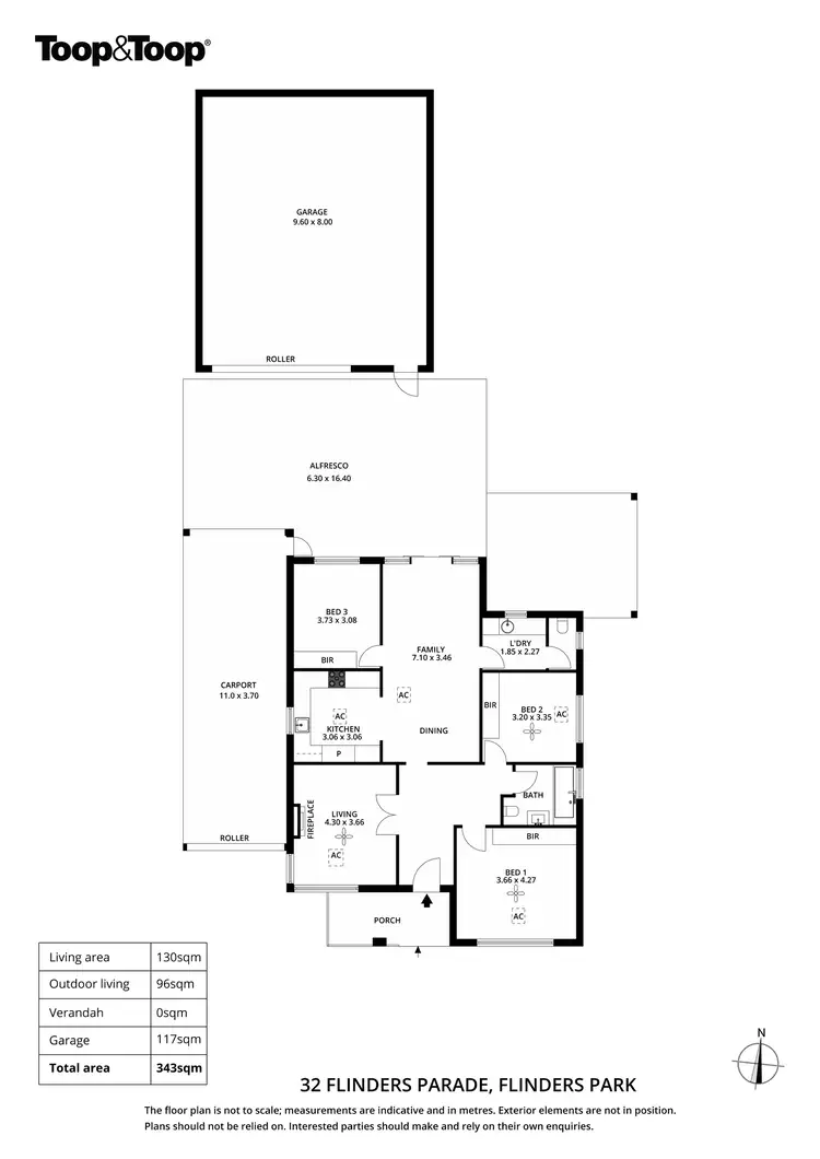 Floorplan of Homely house listing, 32 Flinders Parade, Flinders Park SA 5025