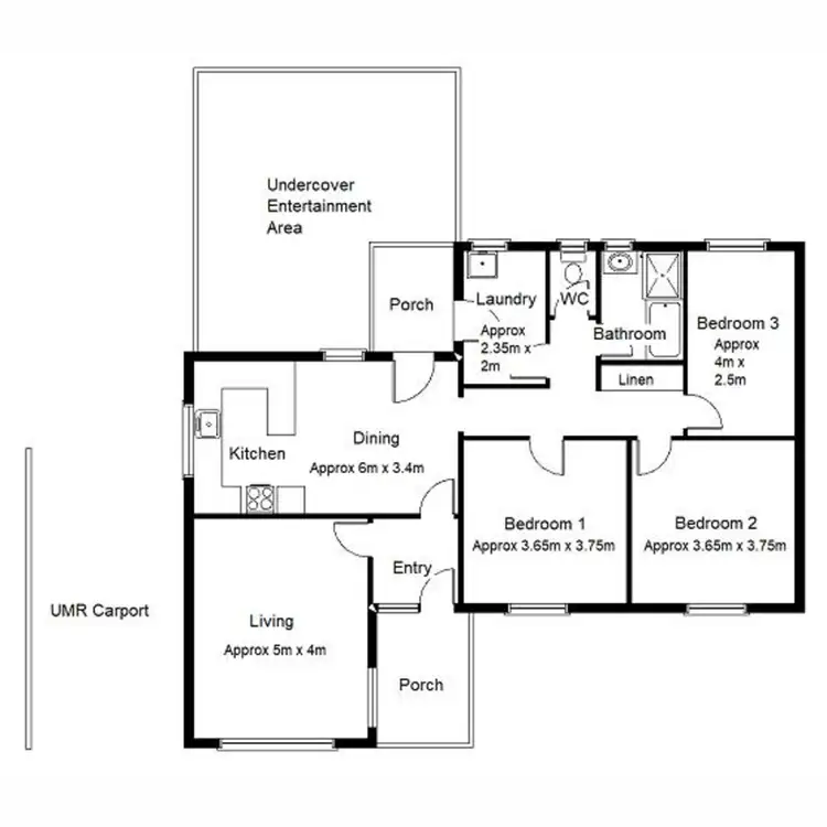Floorplan of Homely house listing, 21 Kirwan Crescent, Port Augusta West SA 5700