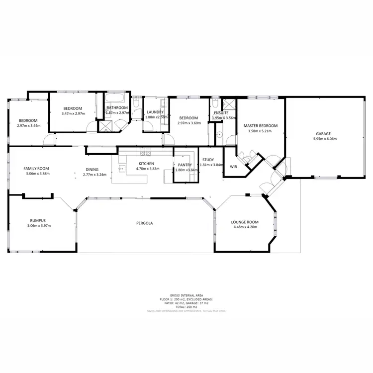 Floorplan of Homely house listing, 25 Prendergast Street, Wodonga VIC 3690