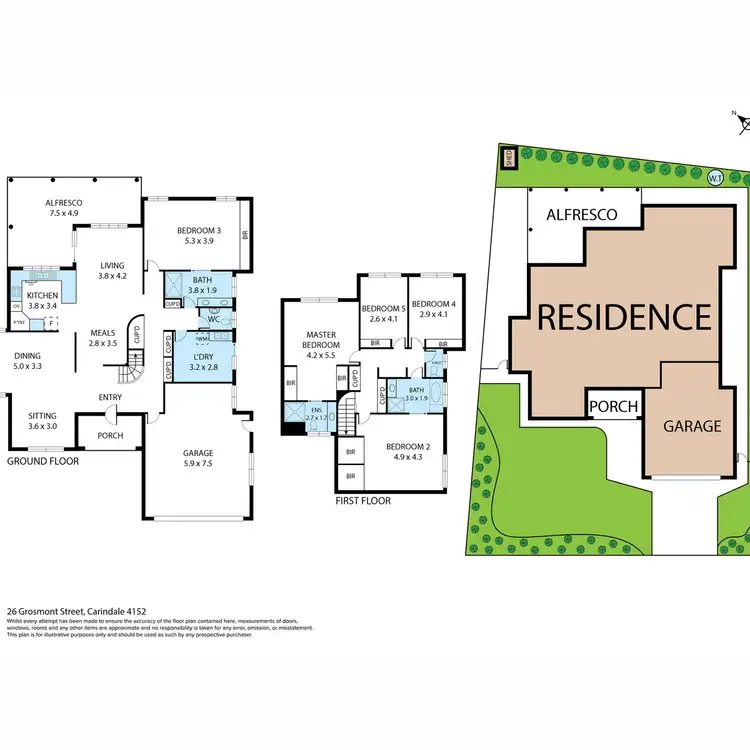 Floorplan of Homely house listing, 26 Grosmont Street, Carindale QLD 4152