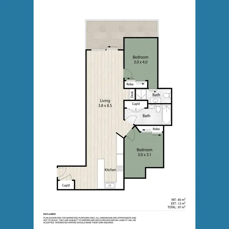 Floorplan of Homely unit listing, 20/11 View Street, Chermside QLD 4032