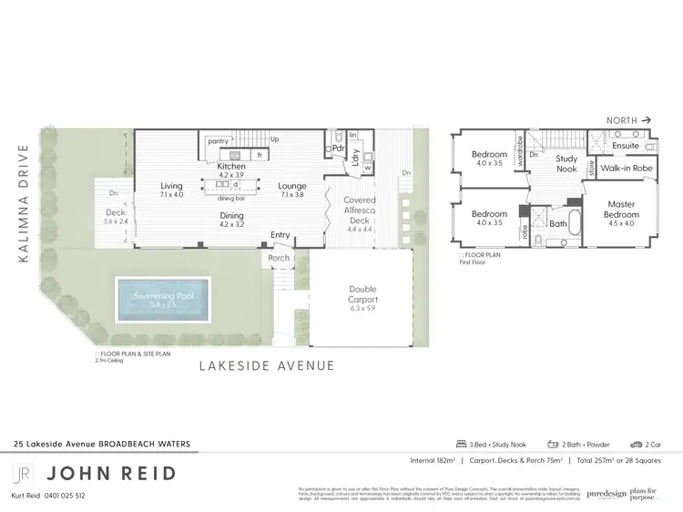 Floorplan of Homely house listing, 25 Lakeside Avenue, Broadbeach Waters QLD 4218