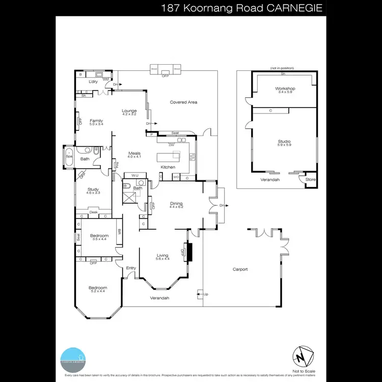 Floorplan of Homely house listing, 187 Koornang Road, Carnegie VIC 3163