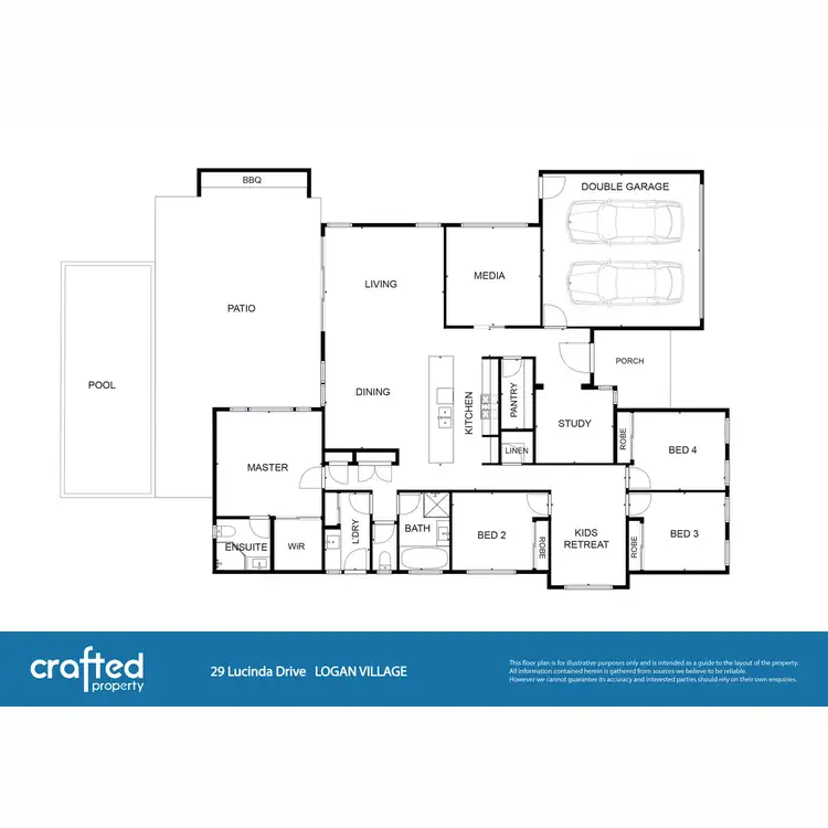 Floorplan of Homely house listing, 29 Lucinda Road, Logan Village QLD 4207