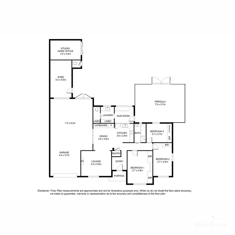 Floorplan of Homely house listing, 5 Acacia Street, Mount Gambier SA 5290