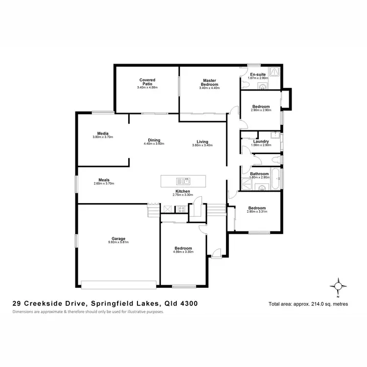 Floorplan of Homely house listing, 29 Creekside Drive, Springfield Lakes QLD 4300