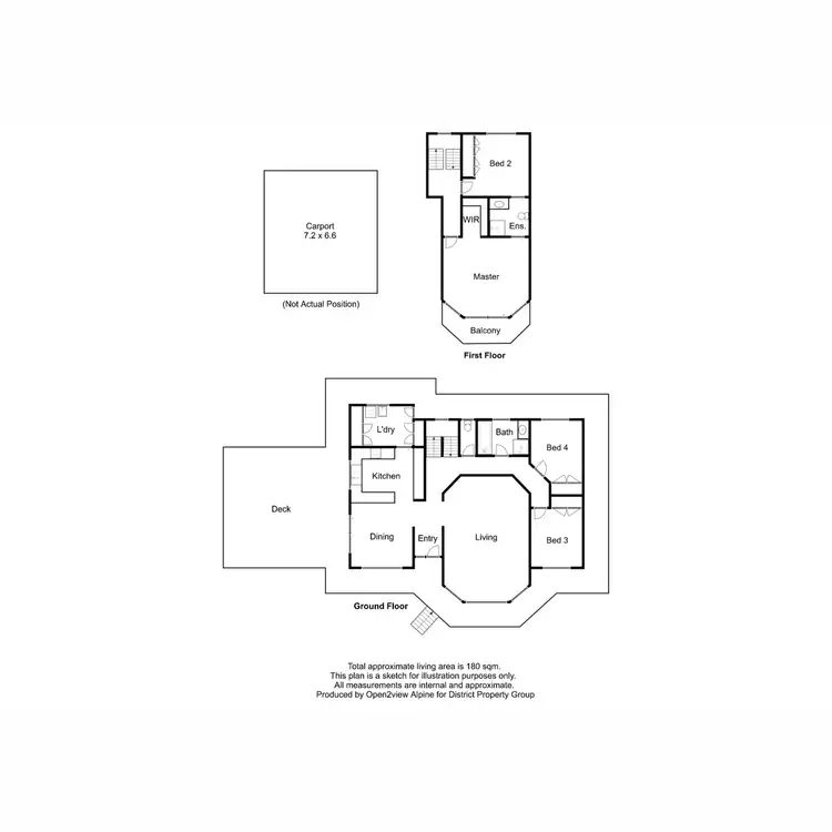 Floorplan of Homely house listing, 7 Murmuring Way, Goughs Bay VIC 3723