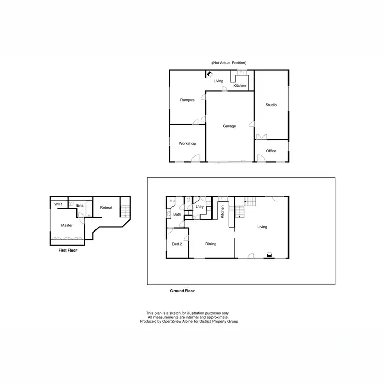 Floorplan of Homely rural property listing, 14 Campagnolos Road, Mansfield VIC 3722