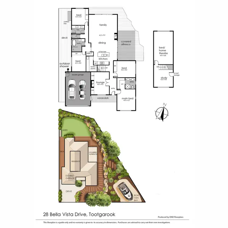 Floorplan of Homely house listing, 28 Bella Vista Drive, Tootgarook VIC 3941