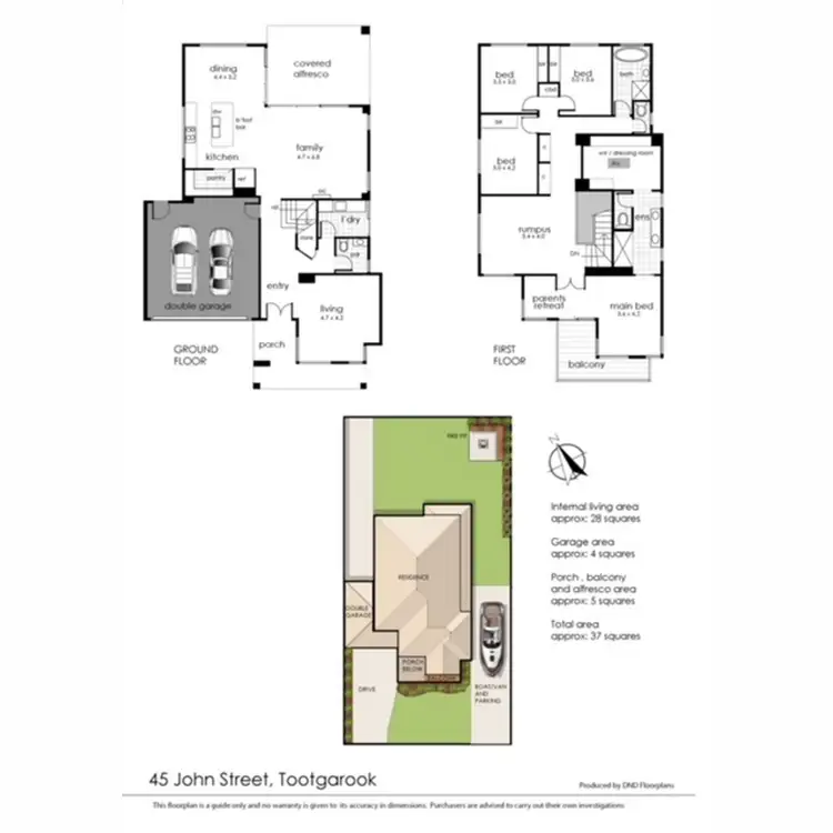 Floorplan of Homely house listing, 45 John Street, Tootgarook VIC 3941