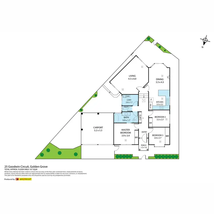 Floorplan of Homely house listing, 25 Goodwin Circuit, Golden Grove SA 5125