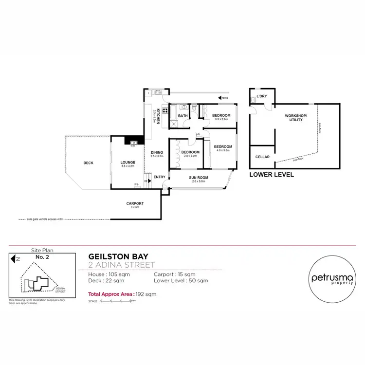 Floorplan of Homely house listing, 2 Adina Street, Geilston Bay TAS 7015