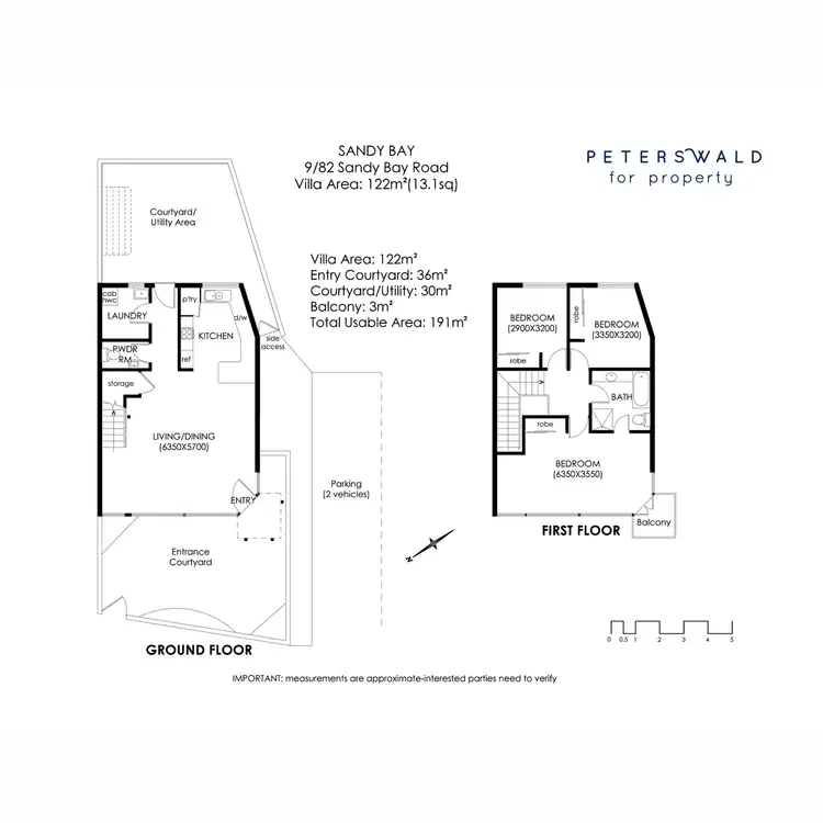 Floorplan of Homely townhouse listing, 9/82 Sandy Bay Road, Battery Point TAS 7004