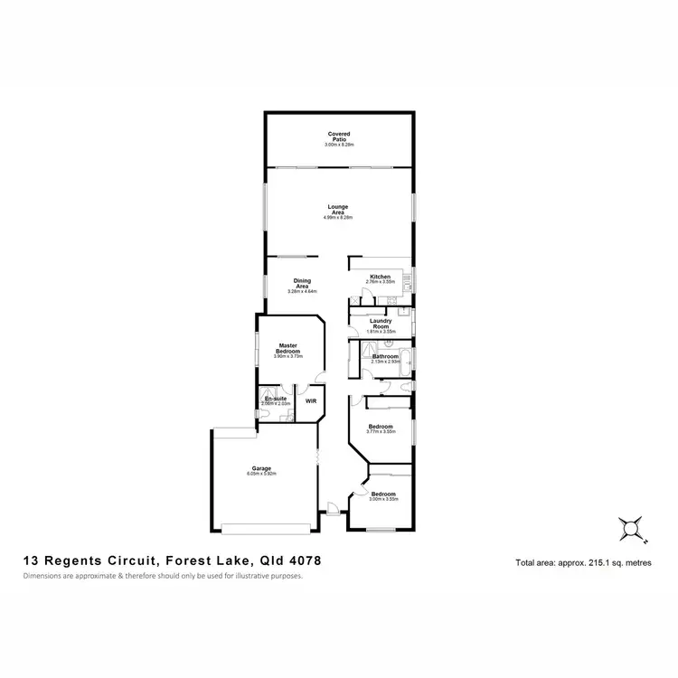 Floorplan of Homely house listing, 13 Regents Circuit, Forest Lake QLD 4078