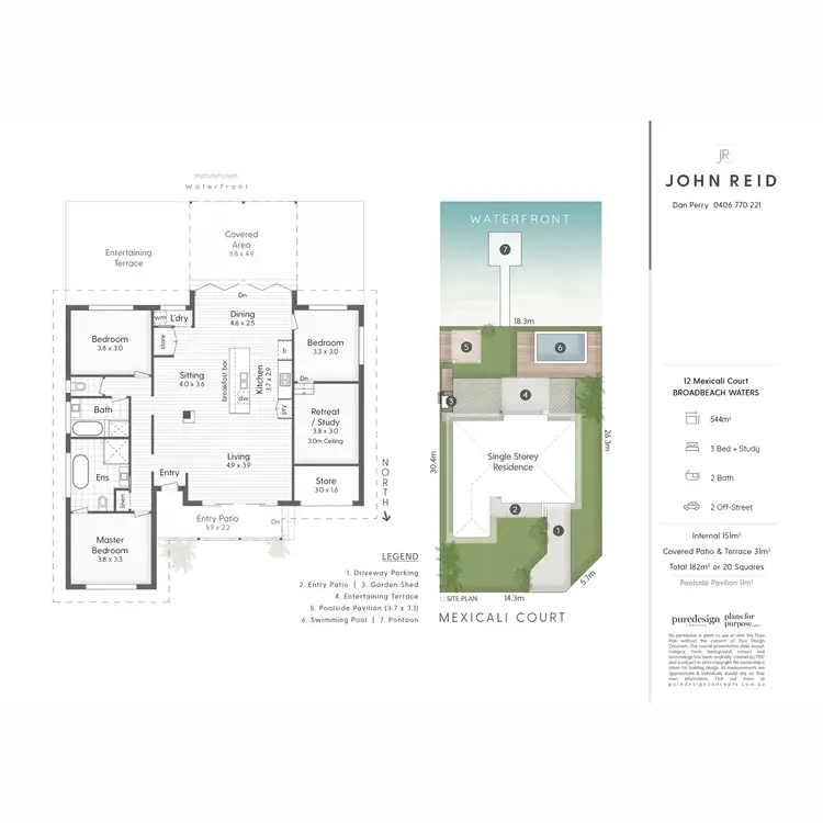 Floorplan of Homely house listing, 12 Mexicali Court, Broadbeach Waters QLD 4218