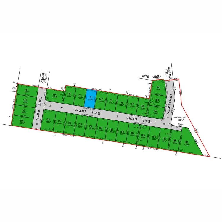 Floorplan of Homely land listing, LOT 173 Wallace Street, Sale VIC 3850