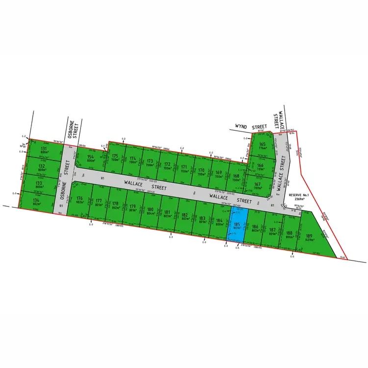 Floorplan of Homely land listing, LOT 185 Wallace Street, Sale VIC 3850
