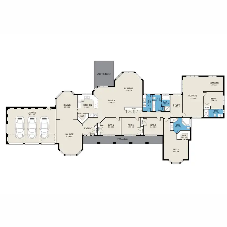 Floorplan of Homely rural property listing, 22 Grey Gum Drive, Weston NSW 2326