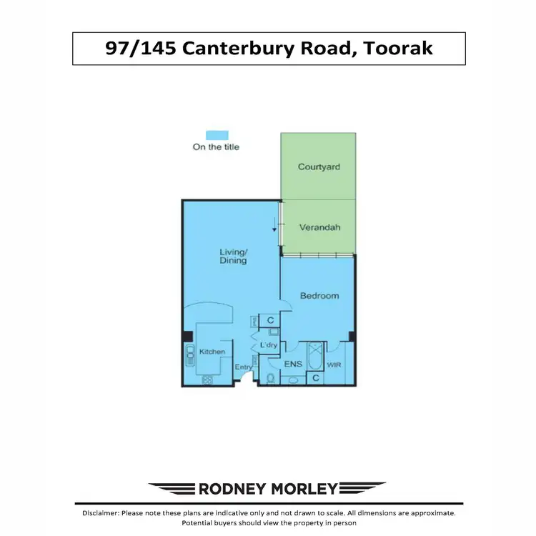 Floorplan of Homely apartment listing, 97/145 Canterbury Road, Toorak VIC 3142