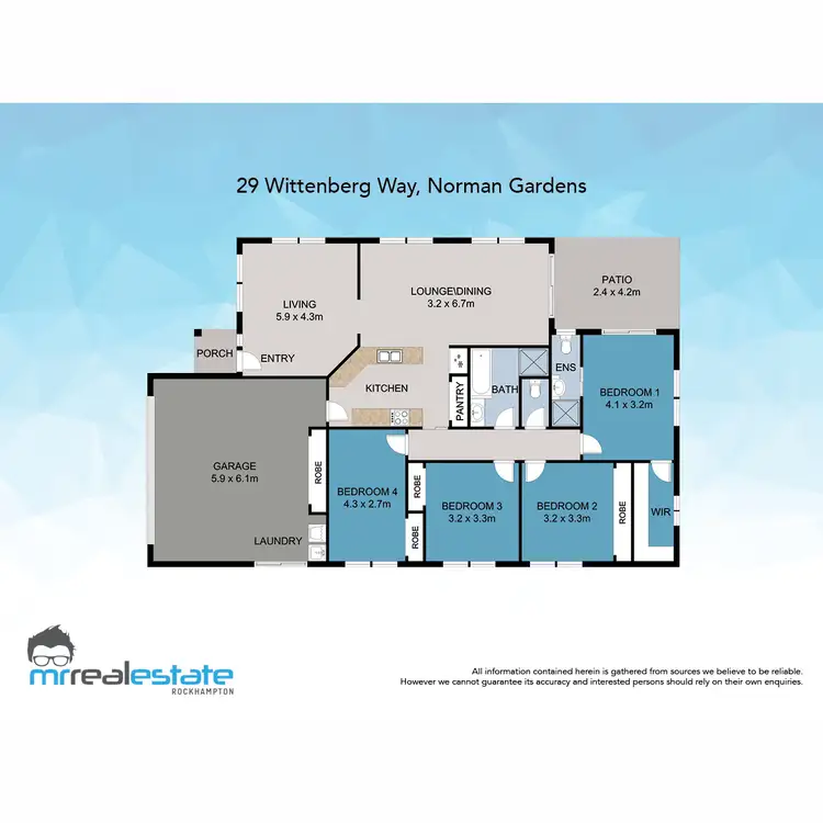 Floorplan of Homely house listing, 29 Wittenberg Way, Norman Gardens QLD 4701