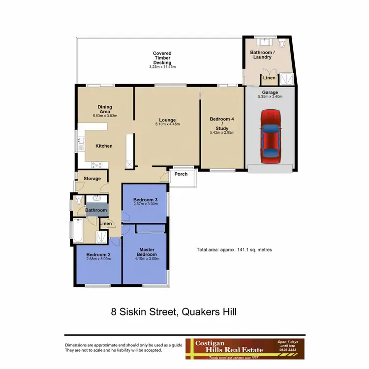 Floorplan of Homely house listing, 8 Siskin Street, Quakers Hill NSW 2763