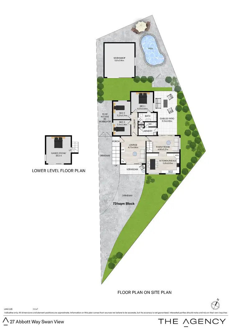 Floorplan of Homely house listing, 27 Abbott Way, Swan View WA 6056