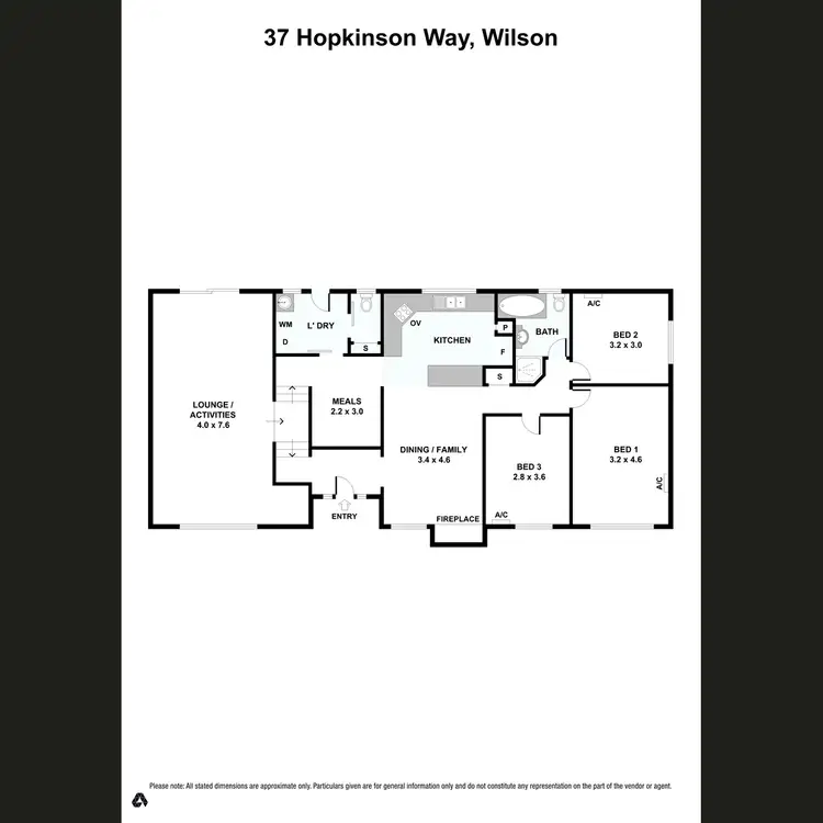 Floorplan of Homely house listing, 37 Hopkinson Way, Wilson WA 6107