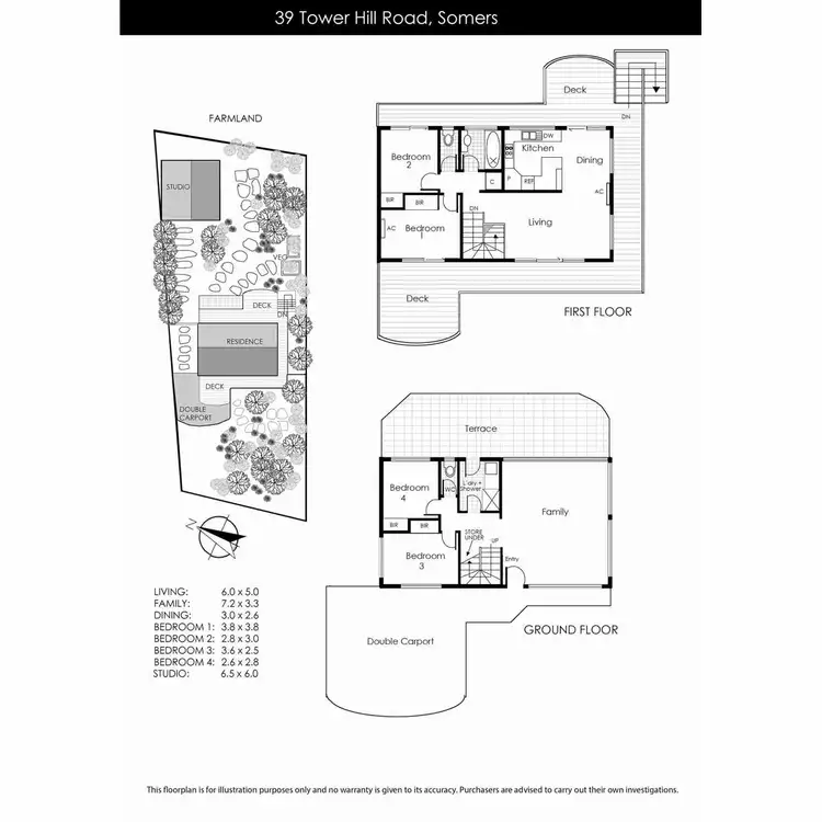 Floorplan of Homely house listing, 39 Tower Hill Road, Somers VIC 3927