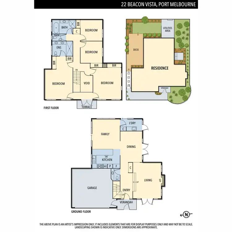 Floorplan of Homely house listing, 22 Beacon Vista, Port Melbourne VIC 3207