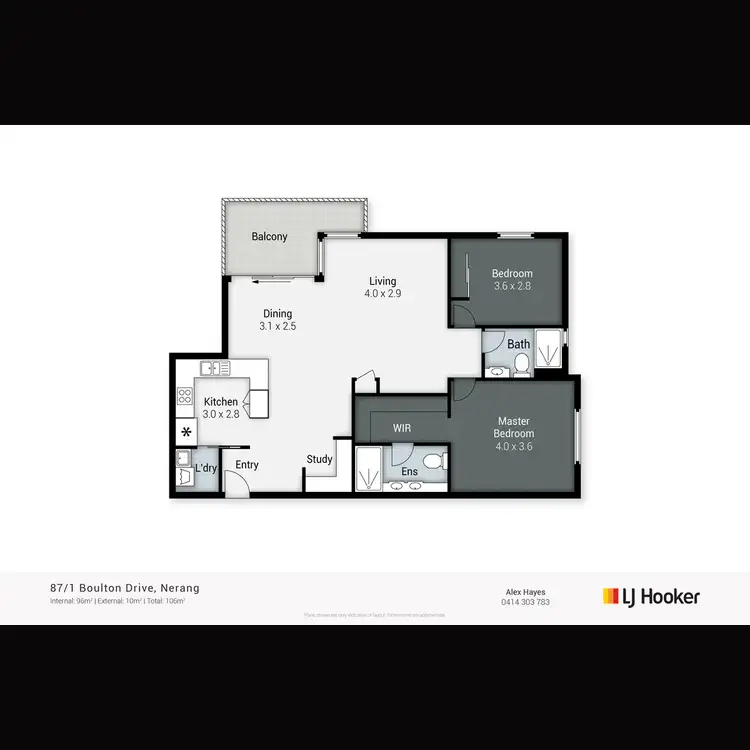 Floorplan of Homely unit listing, 87/1 Boulton Drive, Nerang QLD 4211