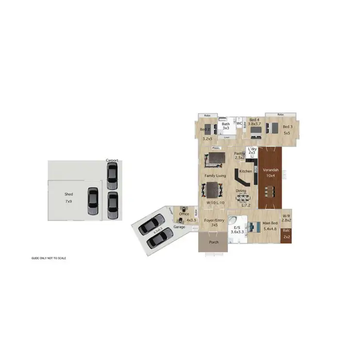 Floorplan of Homely house listing, 27 Carlock Promenade, Karalee QLD 4306